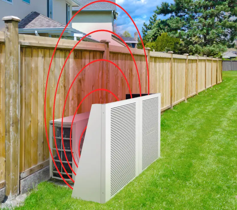Lärmschutzwand: Wärmepumpe im Garten - und trotzdem entspannte Nachbarn