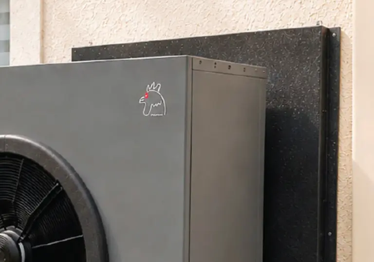 Akustische Dämmung mit <br>Aluminium-Befestigungssystem