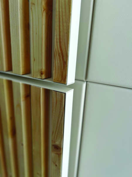 Option Holz-Dekor für Schallschutzkassetten