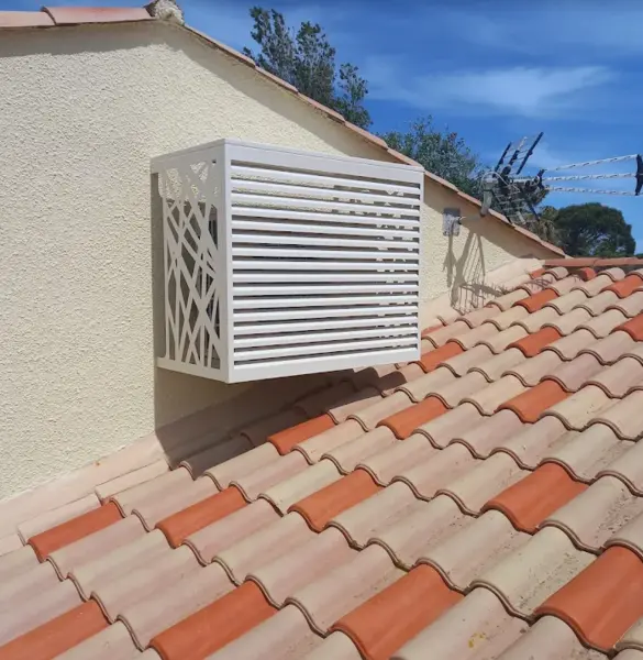 Klimaanlage: Verkleidung Modell "Bimaterial"