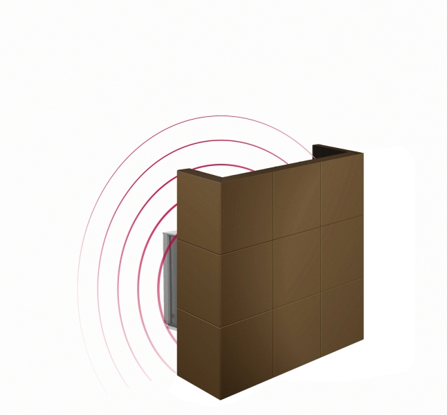 U-förmiges Schallschutzwand-Set 1,5 m x 1,5 m