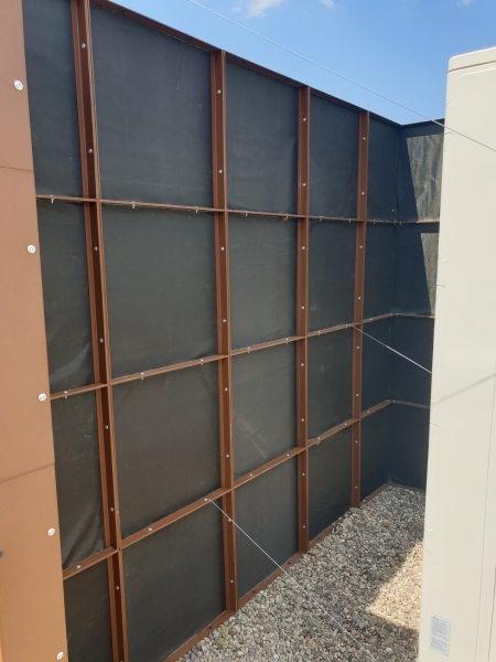 Schallschutzwand zum Zusammenstellen