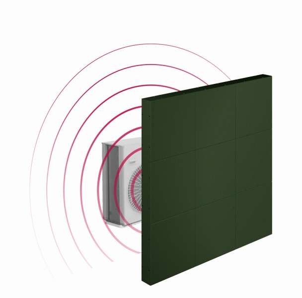 Schallschutzwand-Set 1,5 m x 1,5 m