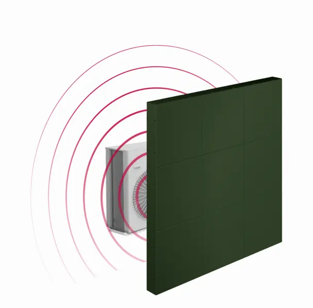 Schallschutzwand-Set 1,5 m x 1,5 m