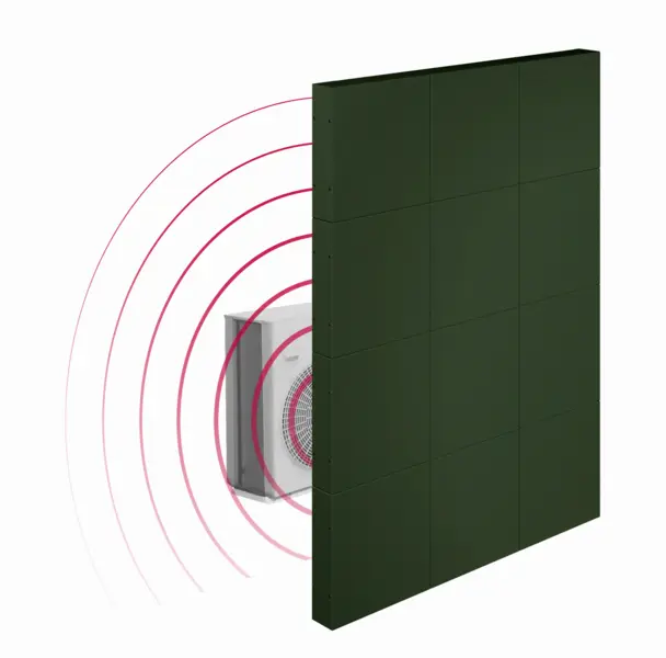 Schallschutzwand-Set 1,5 m x 2 m