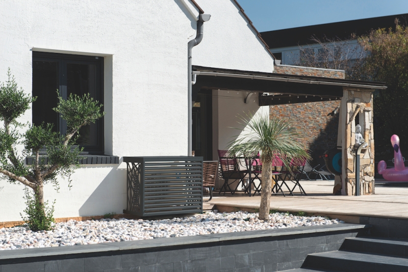 Klimaanlage: Verkleidung Modell "Bimaterial" (V1)