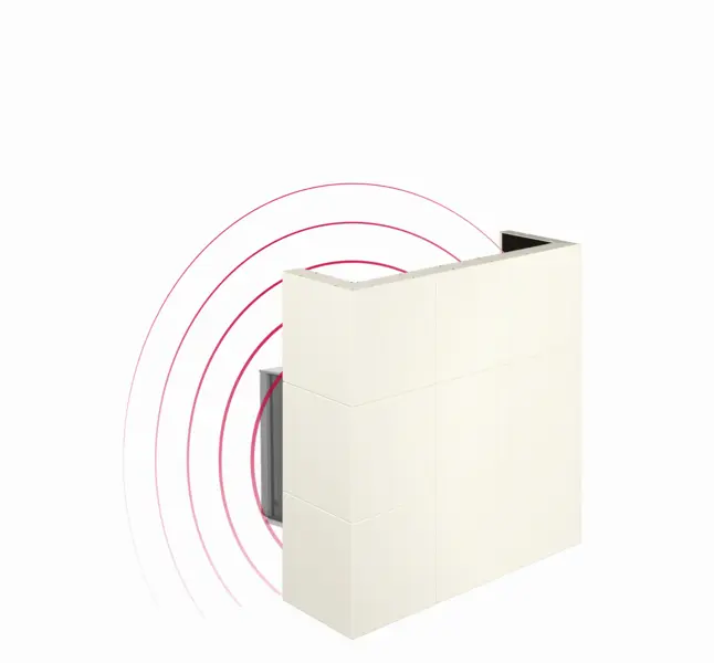 U-förmiges Schallschutzwand-Set 1,5 m x 1,5 m