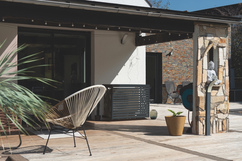 Klimaanlage: Verkleidung Modell "Bimaterial" (V1)