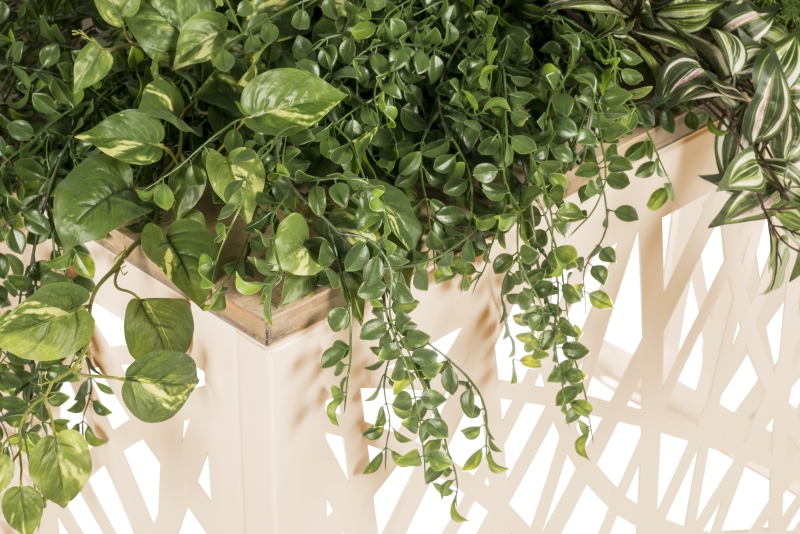 Abdeckung Klimaanlage: Modell "Deko" - mit Haube (V1)