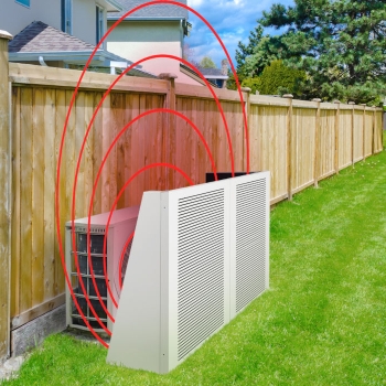 Lärmschutzwand: Wärmepumpe im Garten - und trotzdem entspannte Nachbarn