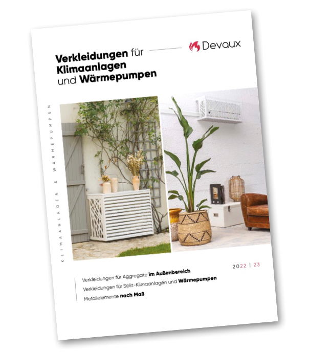 Katalog für die Geräteverkleidugen von Devaux